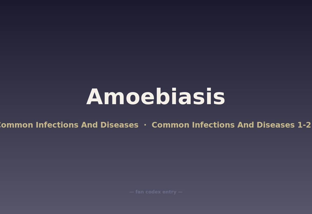 Amoebiasis