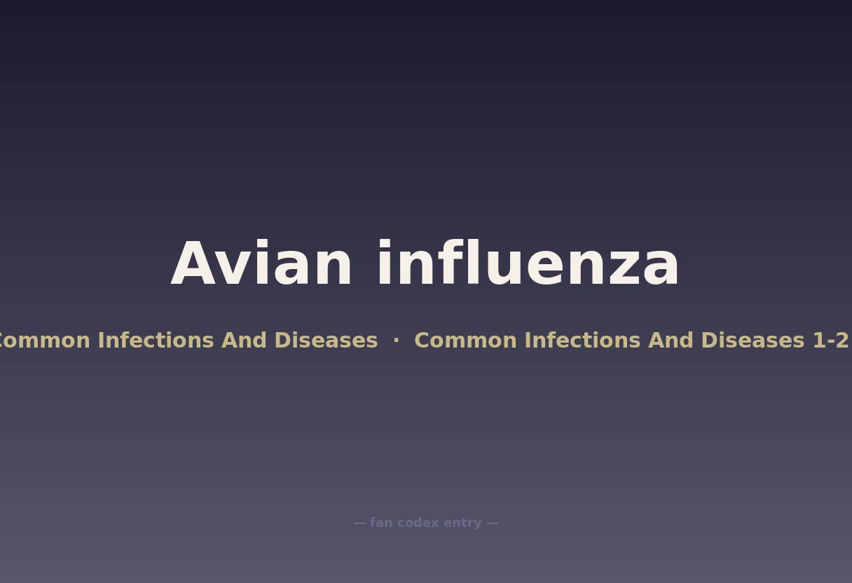 Avian influenza