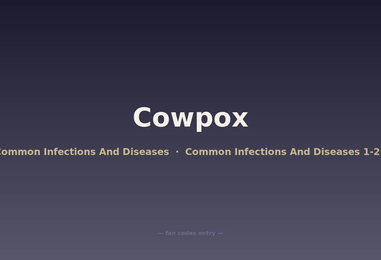 Cowpox
