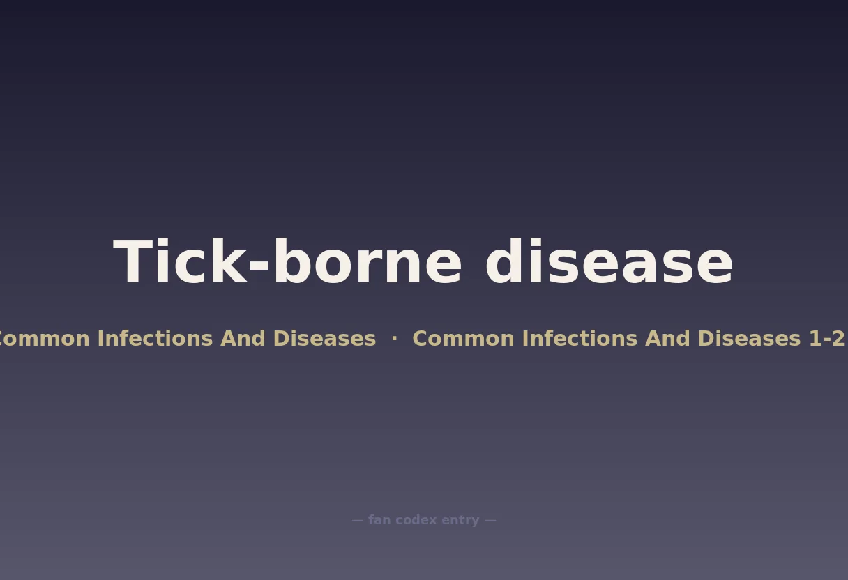 Tick-borne disease